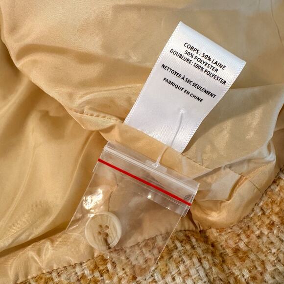 NWT ASTR The Label Lindsay Cropped Jacket YELLOW Sz SMALL $124‎ MSRP - Picture 6 of 11